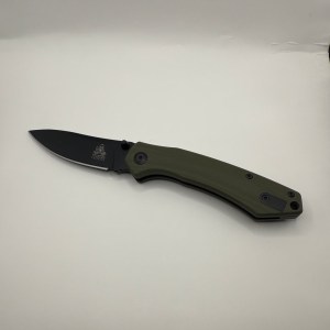 Twisted Atlas Slipjoint BLK PVD Coated OD Green G10