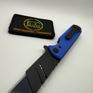 Chaves - C.H.U.B. Flipper Linerlock PVD Blue G-10
