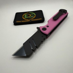 Chaves - C.H.U.B. Flipper Linerlock PVD Pink G-10