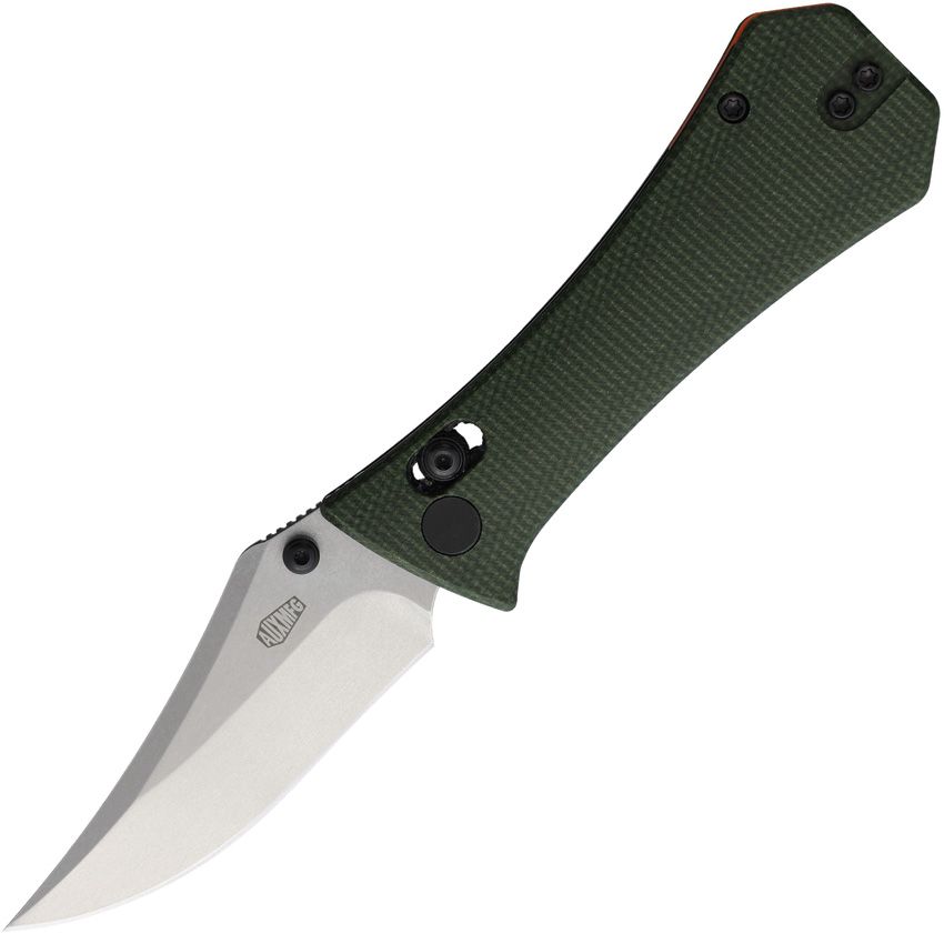 Auxiliary Manufacturing - Pocket Bowie Crossbar Lock - Green