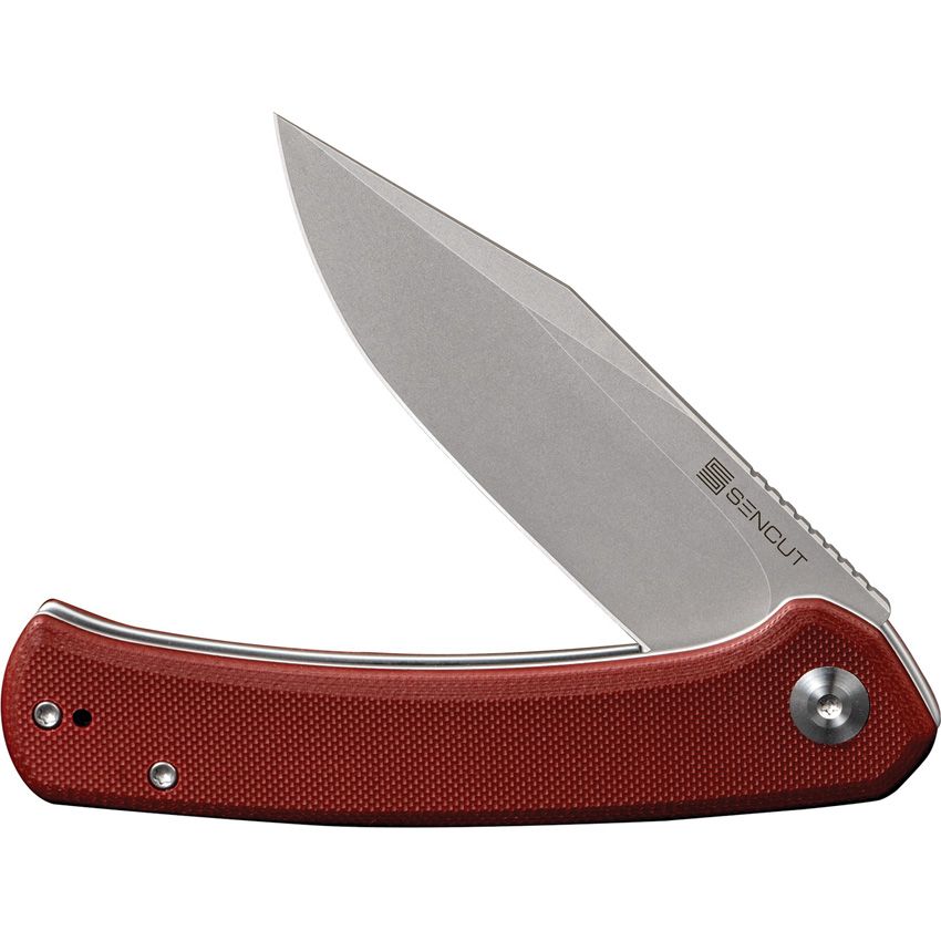 SENCUT - Snap Linerlock Burgundy G10