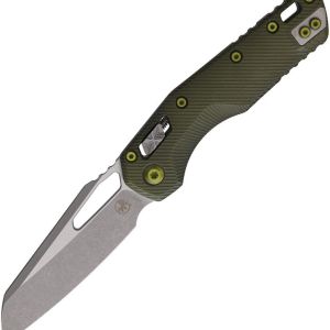 Microtech - MSI S/E Fluted Distressed Grenade Green