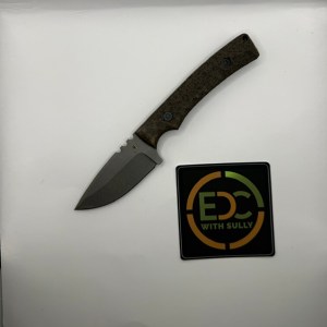 Townsend Knife Co. - FDE - 52100 - Fixed Blade with Leather Sheath
