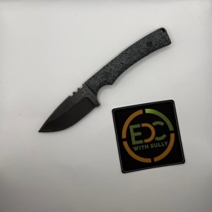 Townsend Knife Co. - Gray - 52100 - Fixed Blade with Leather Sheath