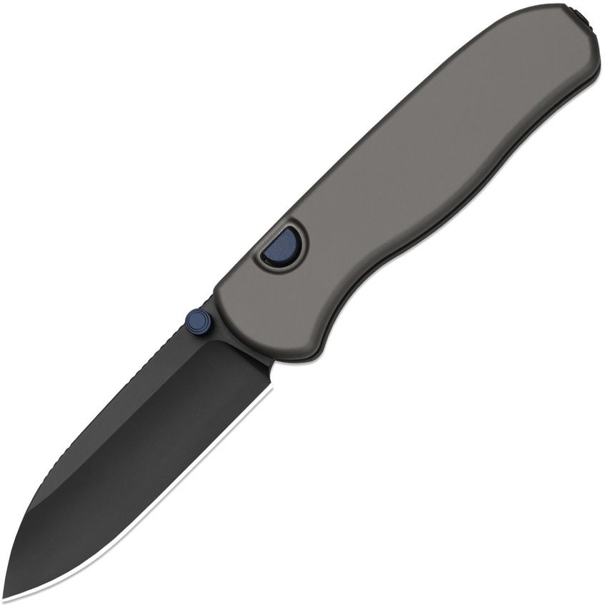 Kizer - Drop Bear Zero Button Linerlock - Gray - Black DLC