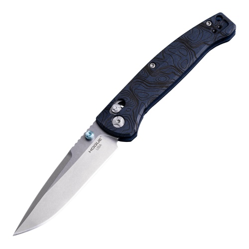 Mysto Manual Folder (Water) - Stone Tumbled Blue Canyon Richlite Frame