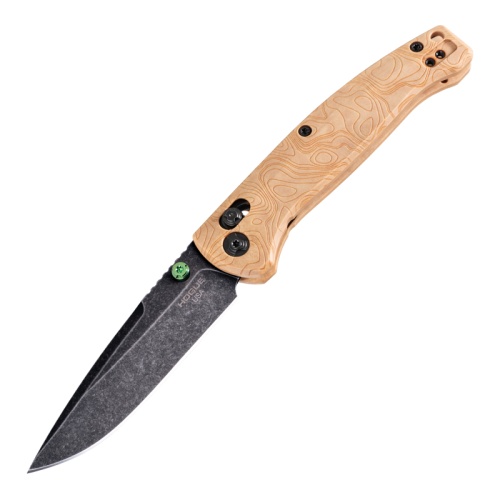 Mysto Manual Folder (Wood) - Black Stonewash Maple Valley Richlite Frame
