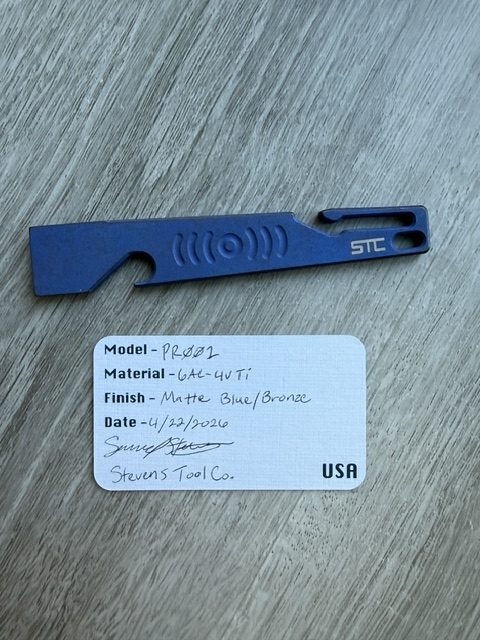 STC - PR001 - Matte Blue & Bronze Titanium