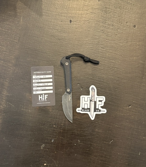 HF Blade Co. - Skeeto XL - -AEB-L - Grip-tec Black - Kydex Sheath