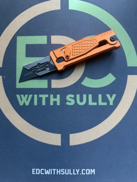 EXO-U Aluminum handle Stainless steel Diamond Pattern-Orange